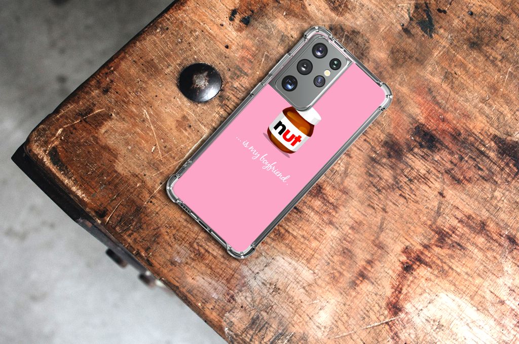 Samsung Galaxy S21 Ultra Beschermhoes Nut Boyfriend B2C Telecom