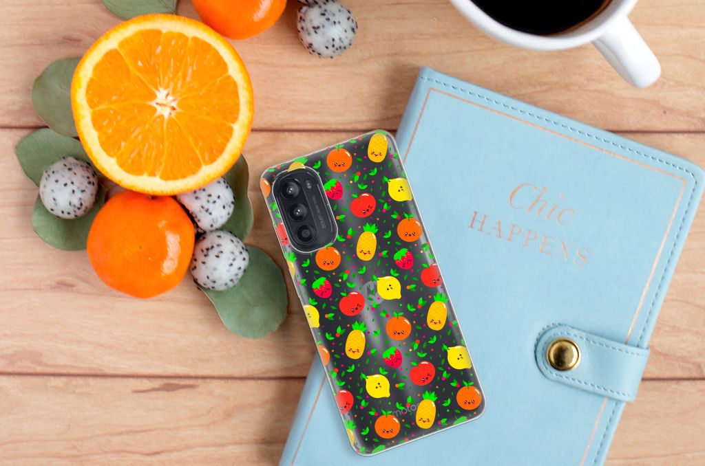 Motorola Moto G52/G82 Siliconen Case Fruits B2C Telecom