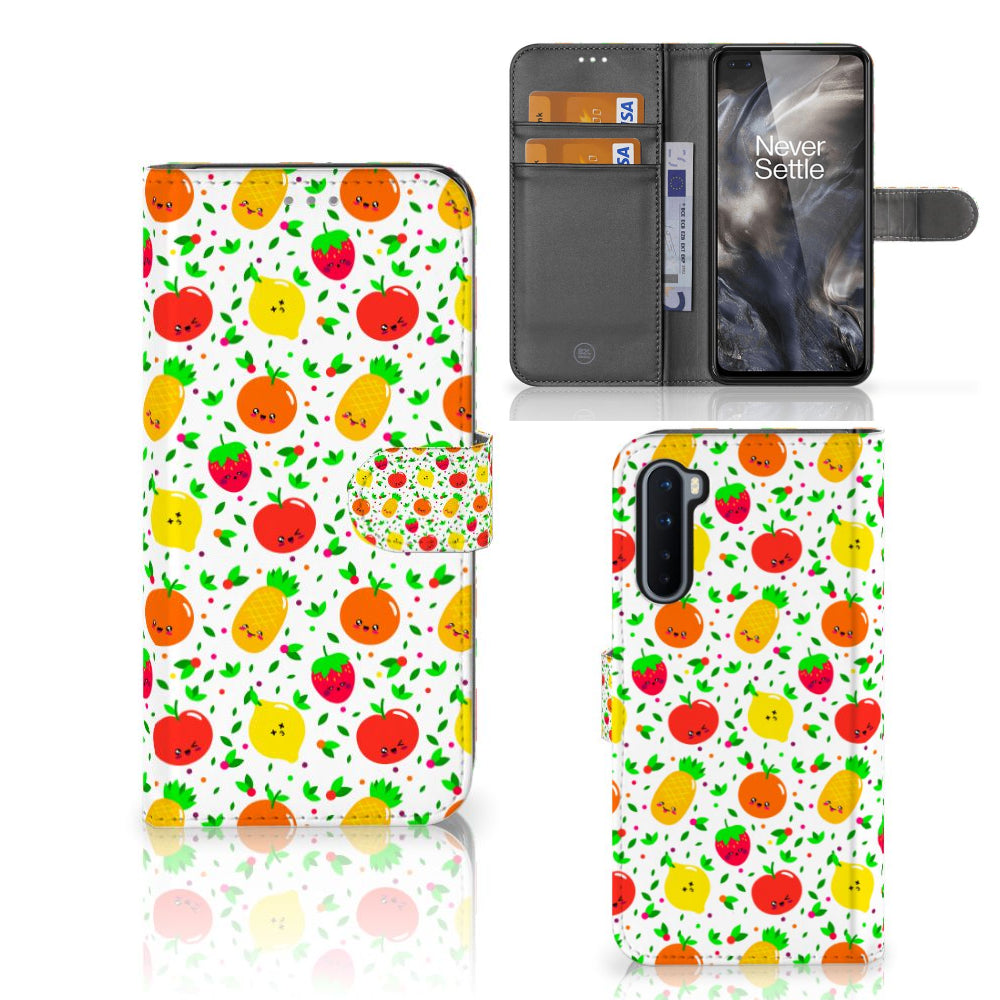 OnePlus Nord Book Cover Fruits