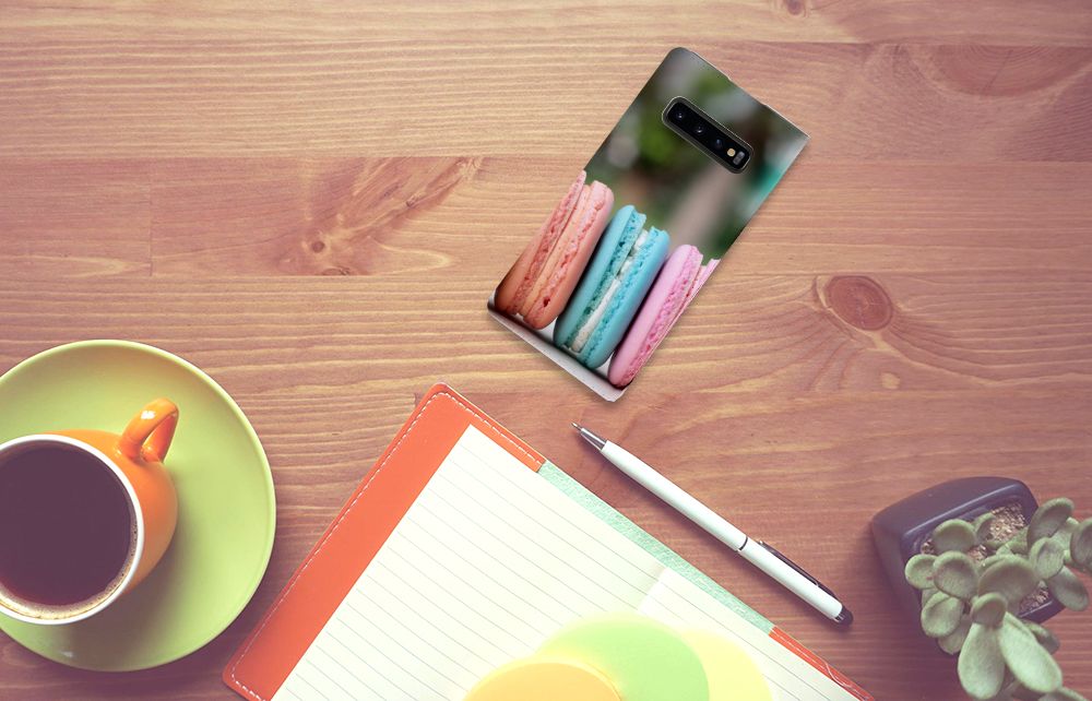 Samsung Galaxy S10 Plus Flip Style Cover Macarons