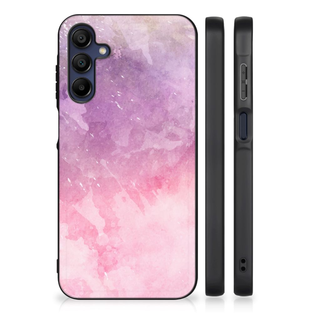 Kleurrijke Telefoonhoesje Samsung Galaxy A15 Pink Purple Paint