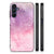 Kleurrijke Telefoonhoesje Samsung Galaxy A15 Pink Purple Paint