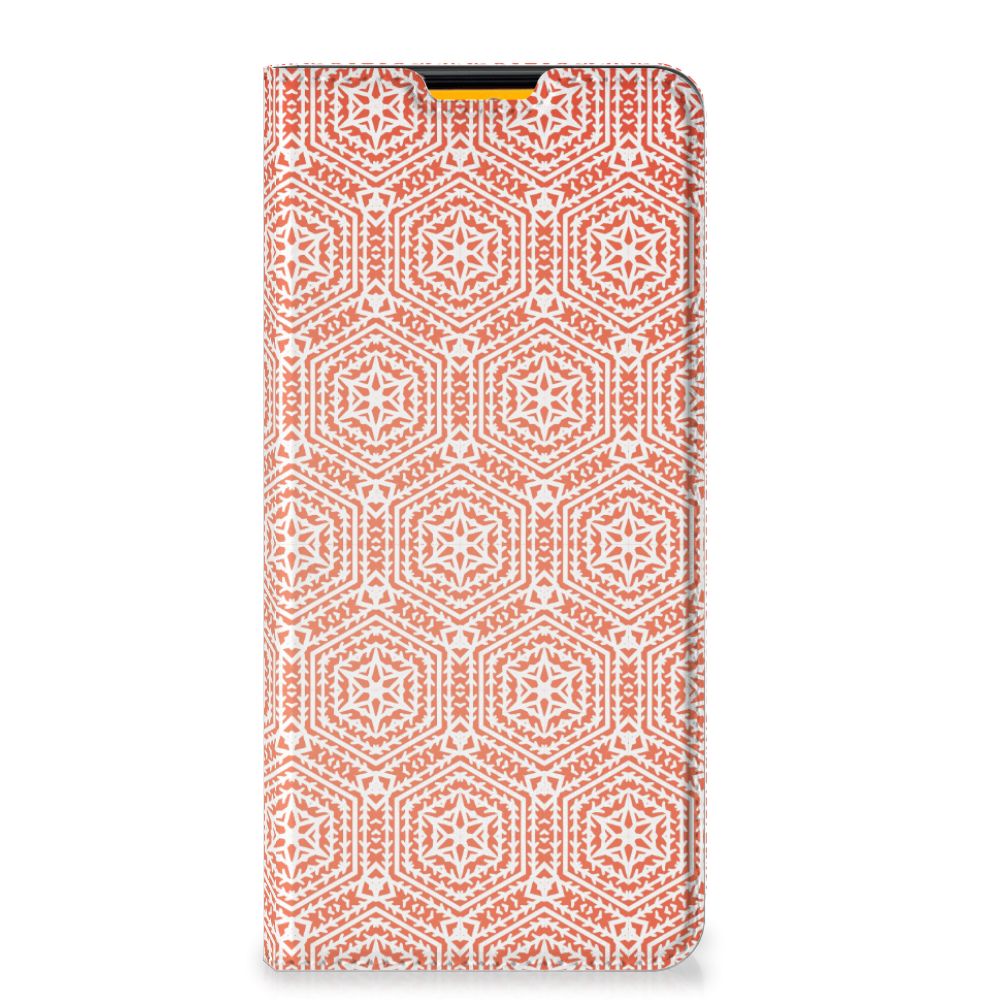 Samsung Galaxy M52 Hoesje met Magneet Pattern Orange - B2C Telecom