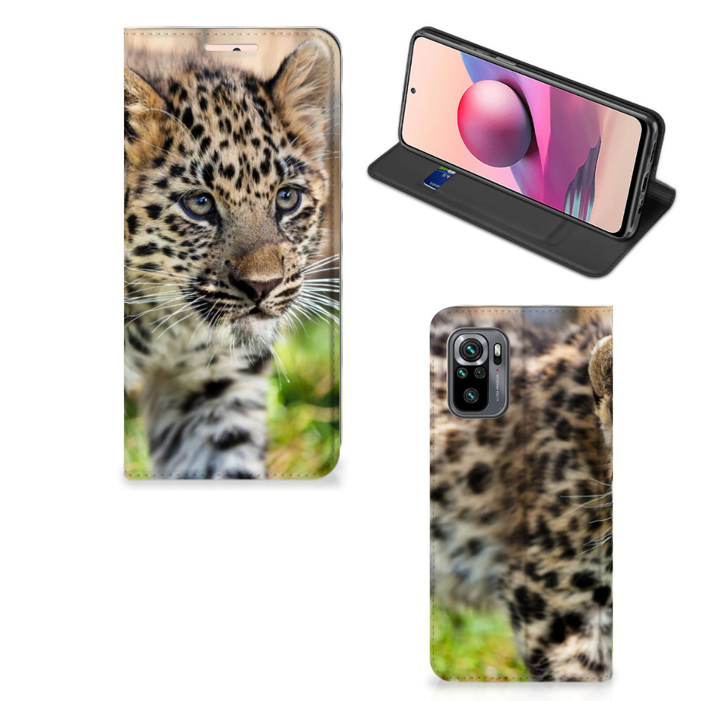 Xiaomi Redmi Note 10 4G | 10S | Poco M5s Hoesje maken Baby Luipaard