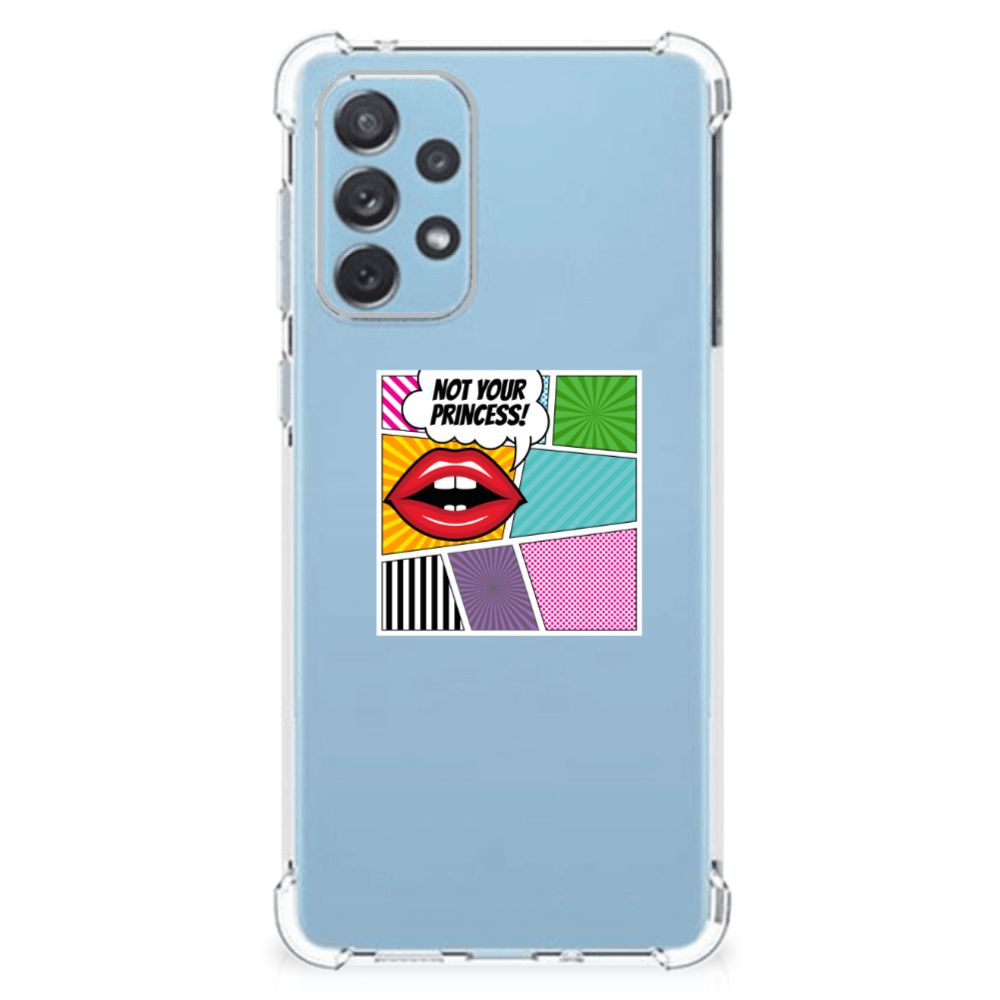 Samsung Galaxy A73 Anti Shock Bumper Case Popart Princess B2C Telecom
