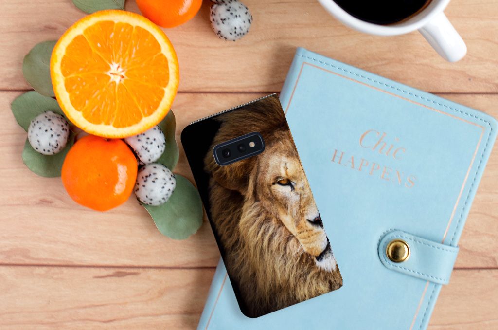 Samsung Galaxy S10e Hoesje maken Leeuw