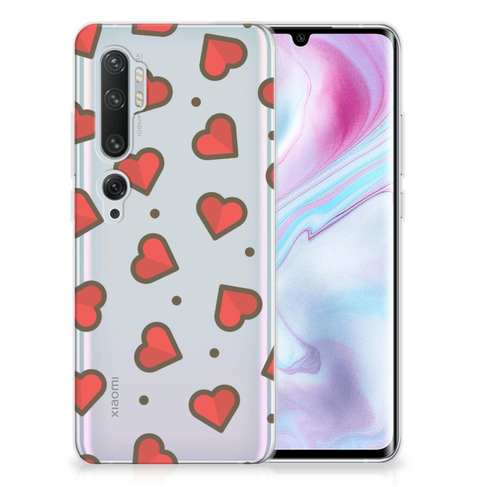 Xiaomi Mi Note 10 Pro TPU bumper Hearts B2C Telecom