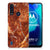 Motorola Moto G8 Power Lite TPU Siliconen Hoesje Marmer Bruin