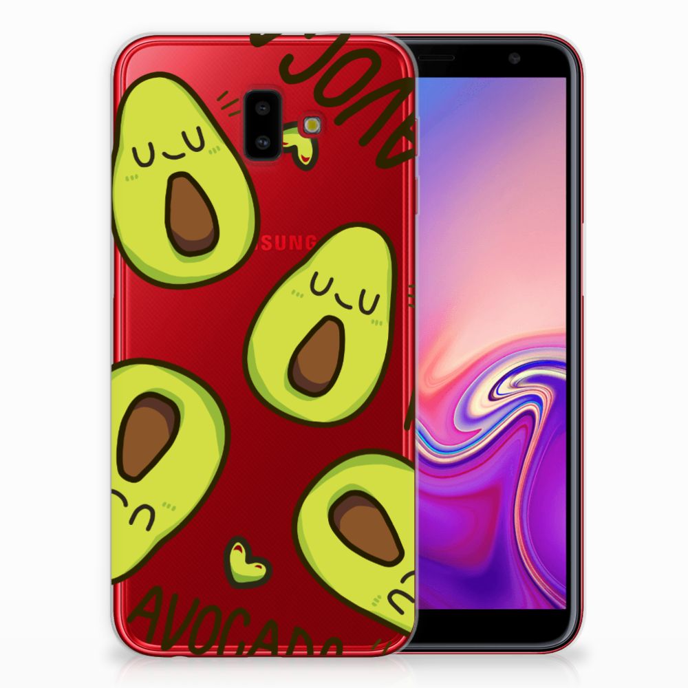 Samsung Galaxy J6 Plus (2018) Telefoonhoesje met Naam Avocado Singing