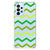 Samsung Galaxy A23 Doorzichtige Silicone Hoesje Zigzag Groen - B2C Telecom