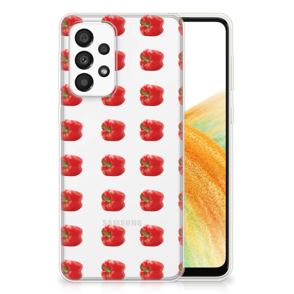 Samsung Galaxy A33 5G Siliconen Case Paprika Red B2C Telecom