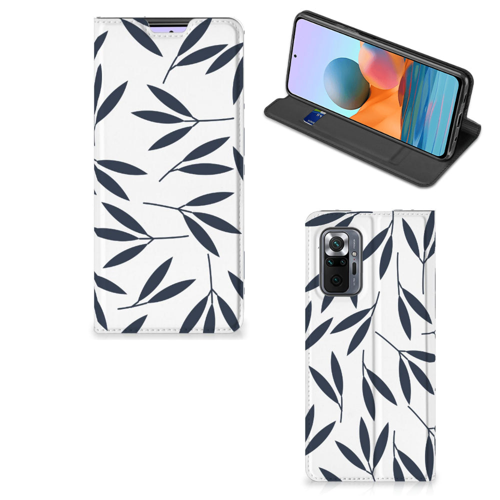 Xiaomi Redmi Note 10 Pro Smart Cover Leaves Blue