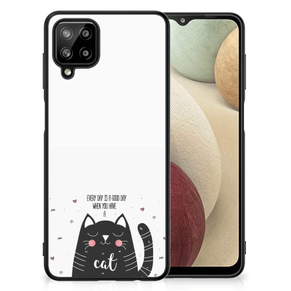 Samsung Galaxy A12 Hoesje Cat Good Day B2C Telecom