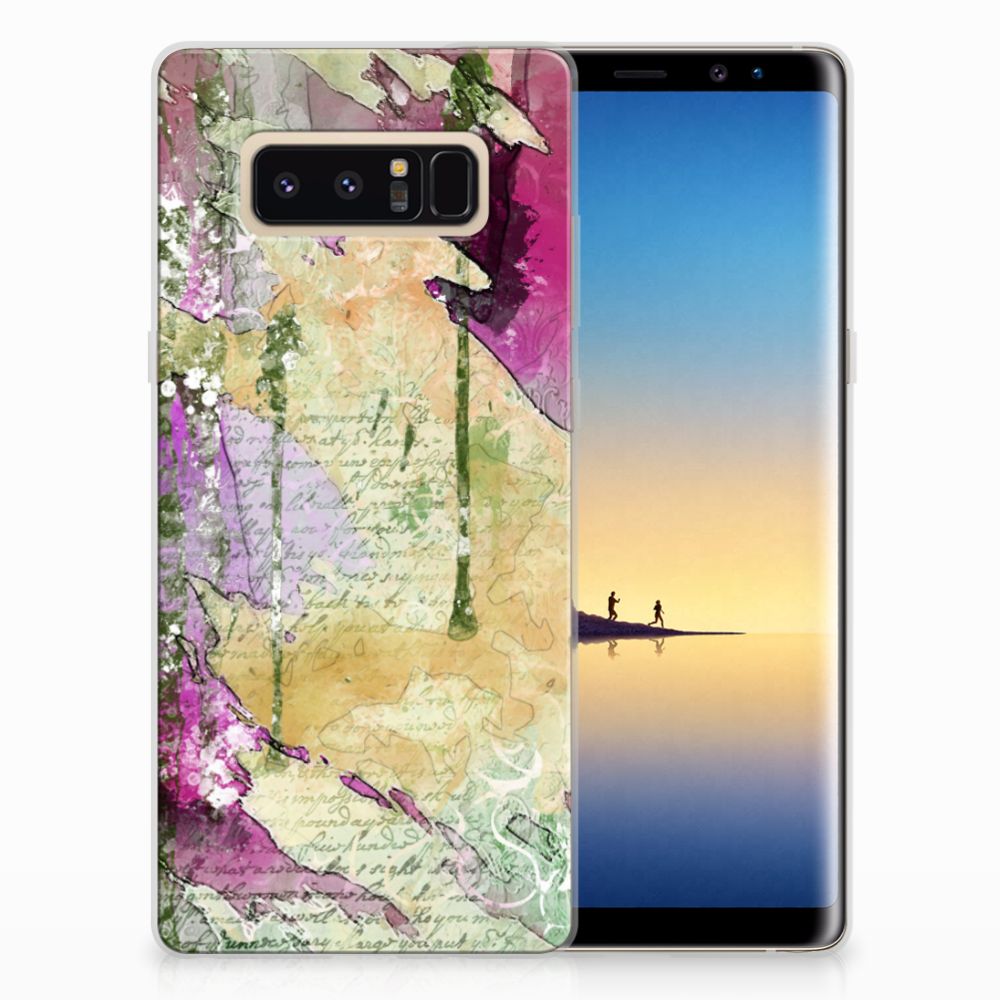 Hoesje maken Samsung Galaxy Note 8 Letter Painting