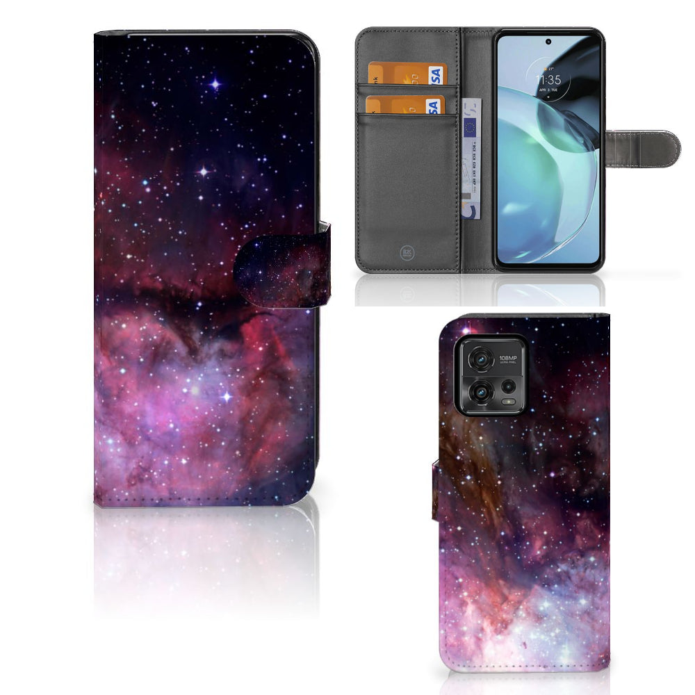 Book Case voor Motorola Moto G72 Galaxy