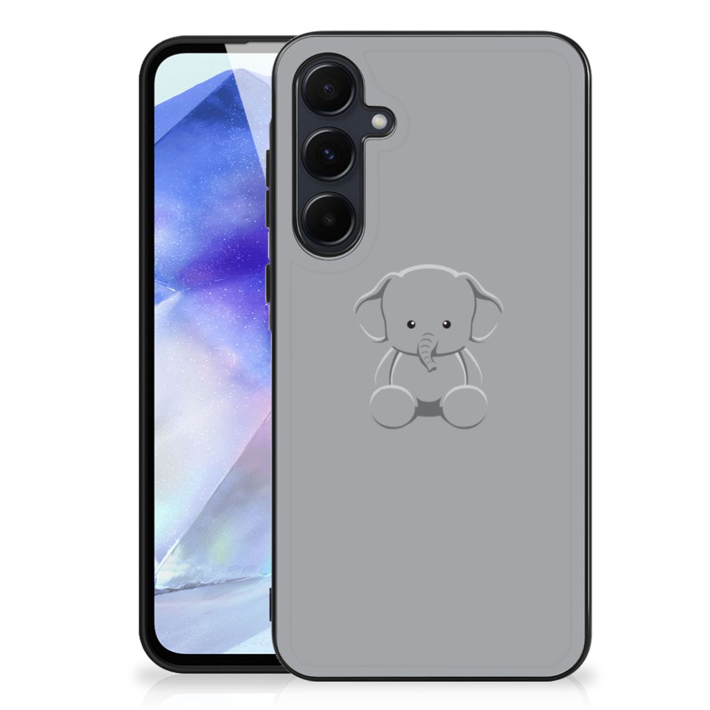 Samsung Galaxy A55 Hoesje Grijs Baby Olifant B2C Telecom