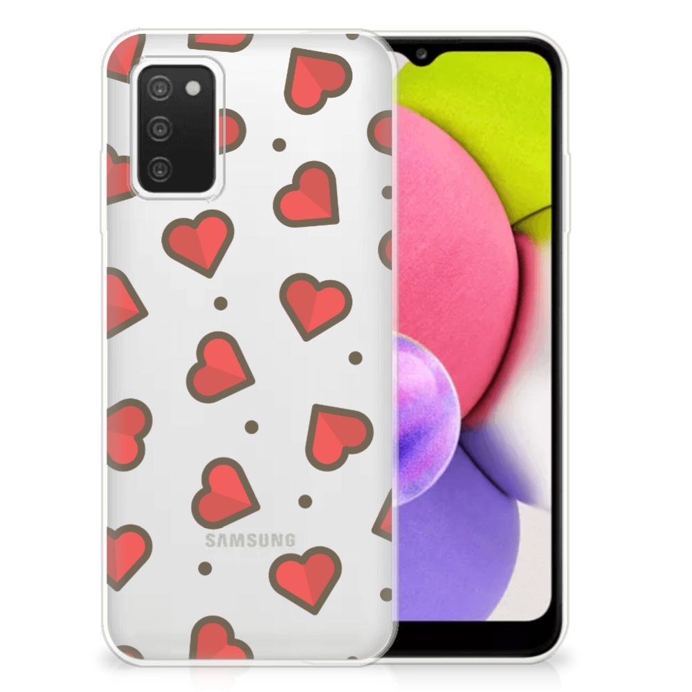 Samsung Galaxy A03S TPU bumper Hearts B2C Telecom