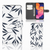 Samsung Galaxy A10 Hoesje Leaves Blue