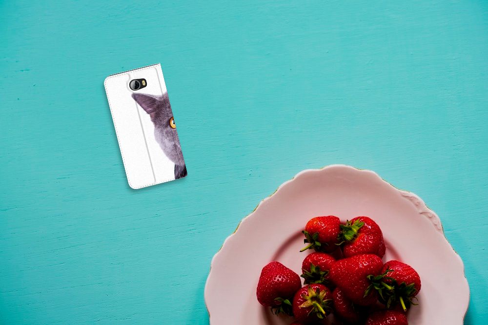 Huawei Y5 2 | Y6 Compact Hoesje maken Kat