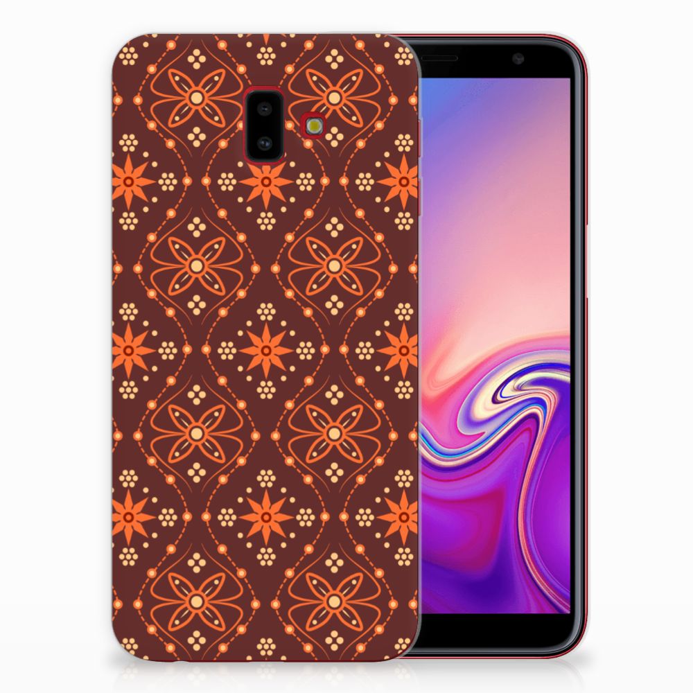Samsung Galaxy J6 Plus (2018) TPU bumper Batik Brown