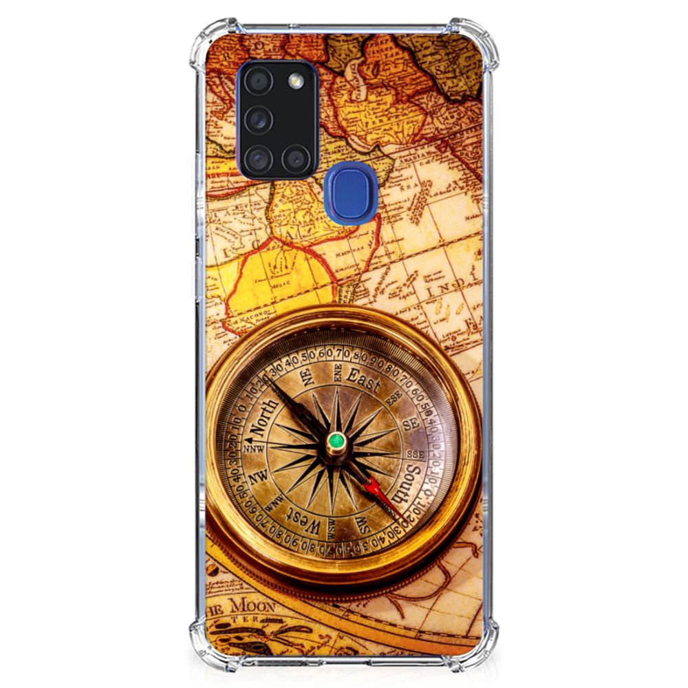 Samsung Galaxy A21s Telefoonhoesje met valbescherming Kompas