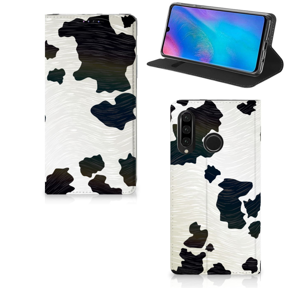 Huawei P30 Lite New Edition Hoesje maken Koeienvlekken