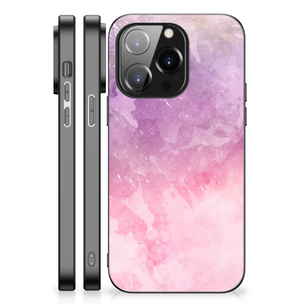 Kleurrijke Telefoonhoesje iPhone 14 Pro Pink Purple Paint B2C Telecom