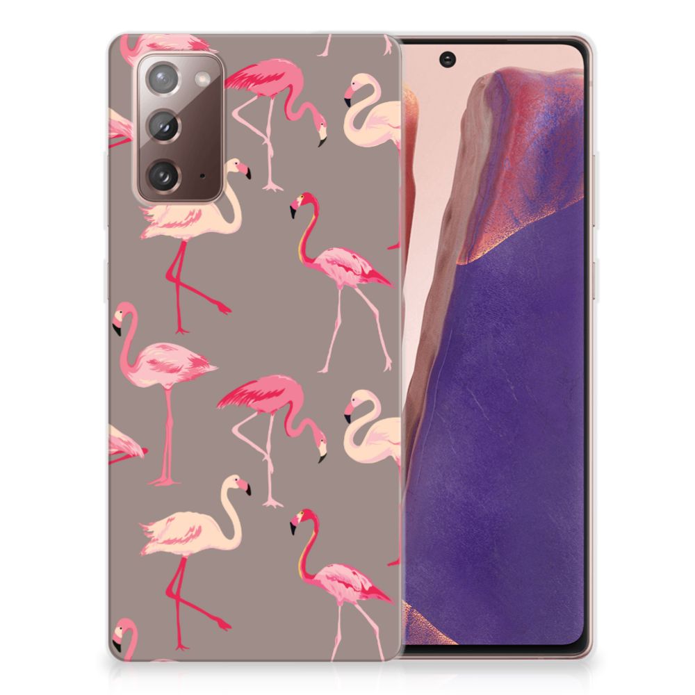 Samsung Note 20 TPU Hoesje Flamingo B2C Telecom