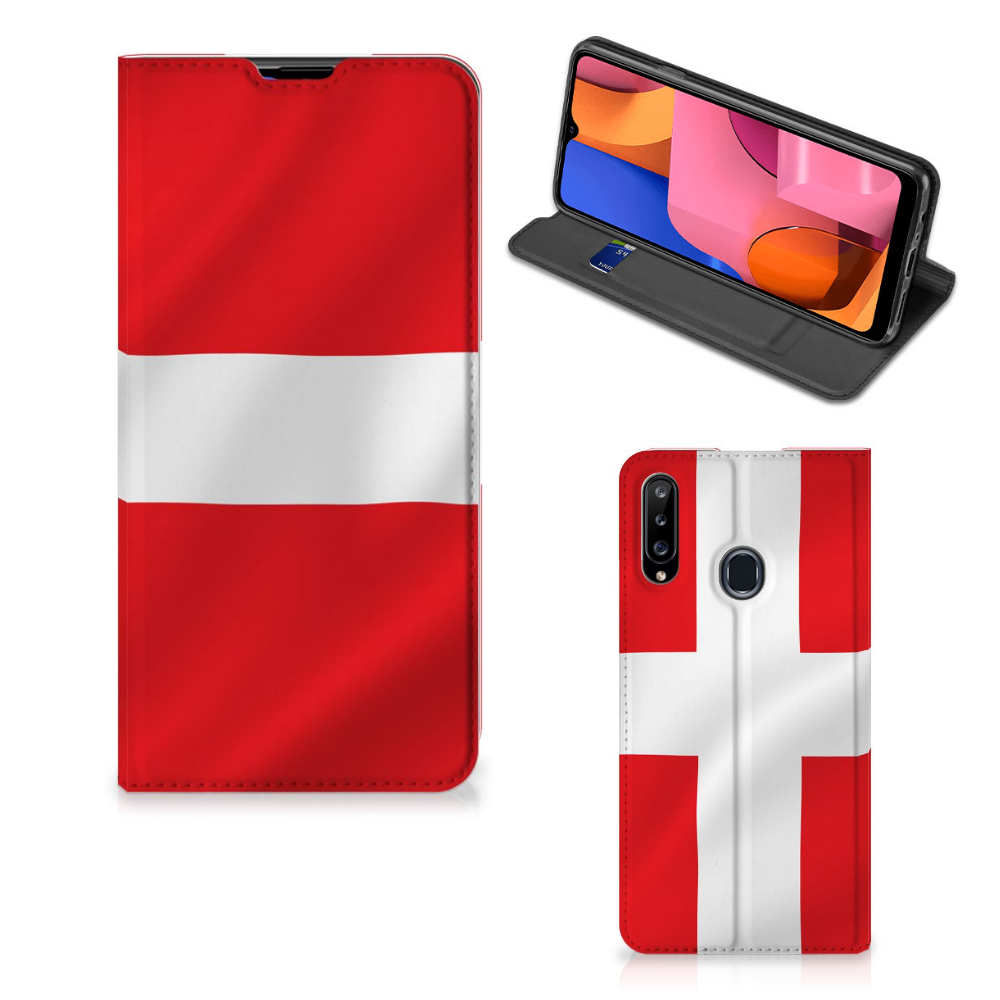 Samsung Galaxy A20s Standcase Denemarken - B2C Telecom
