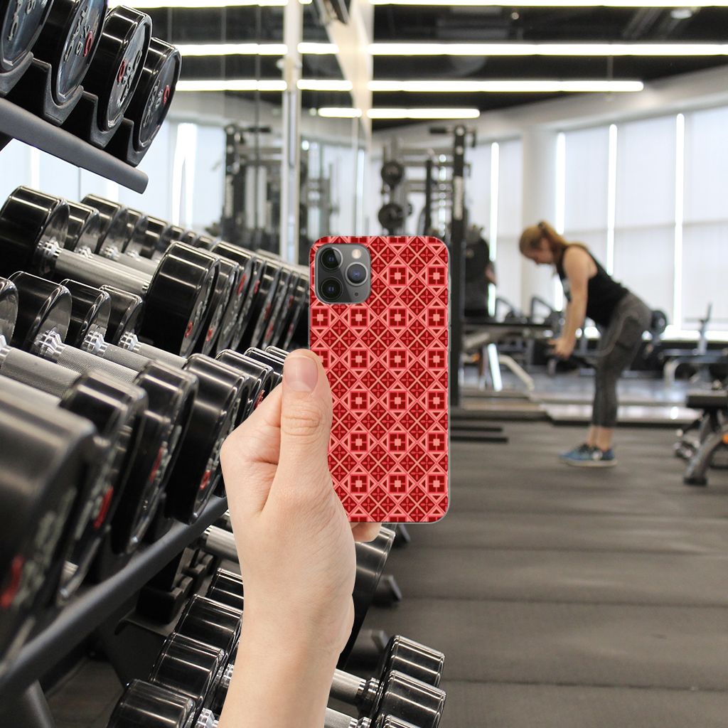 Apple iPhone 11 Pro TPU bumper Batik Rood