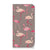 iPhone 15 Pro Max Hoesje maken Flamingo met roze flamingo's op grijze achtergrond đ´