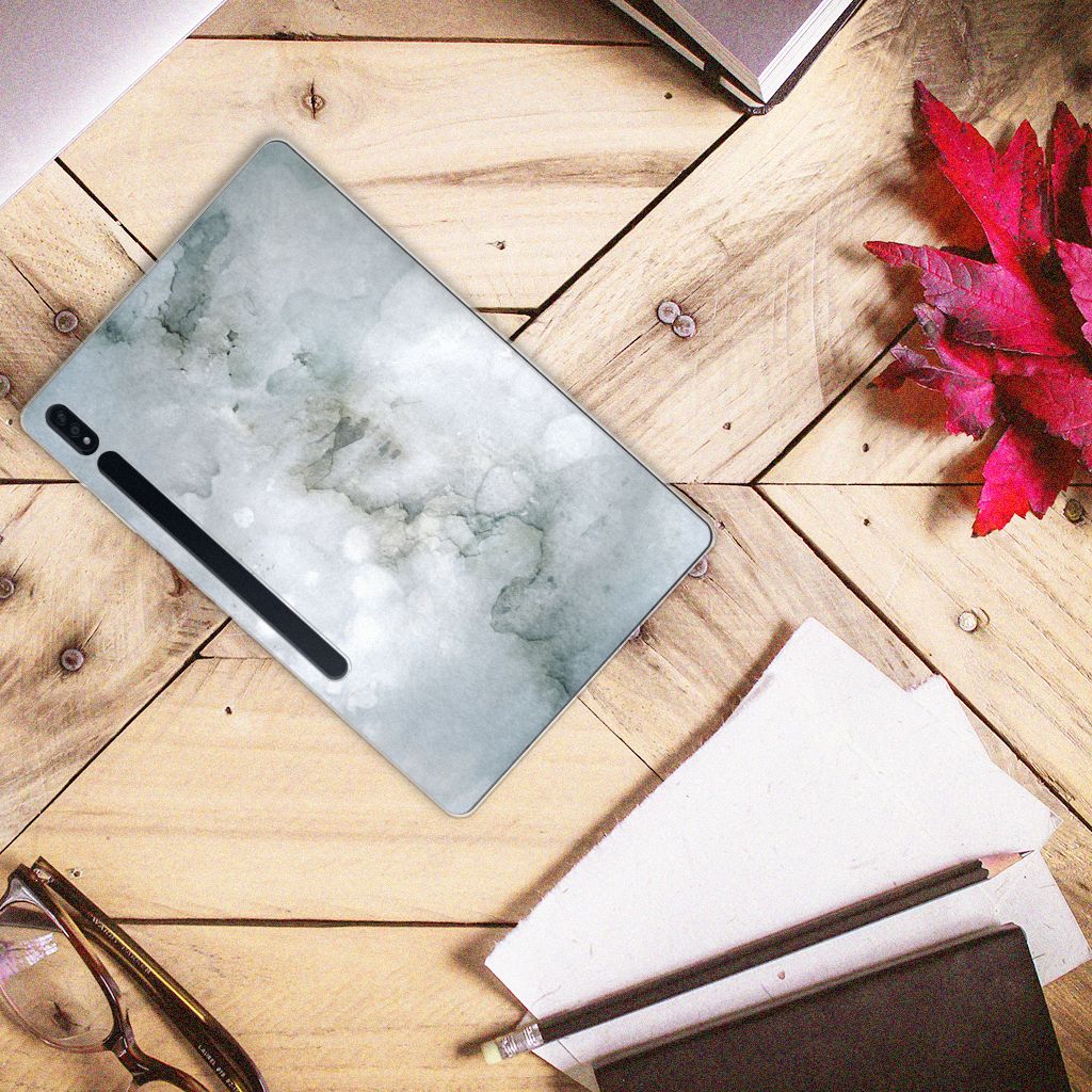 Tablethoes Samsung Galaxy Tab S7 Plus | S8 Plus Painting Grey - B2C Telecom