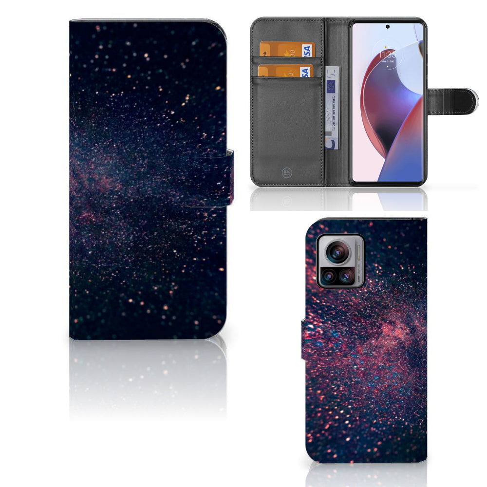 Motorola Edge 30 Ultra Book Case Stars