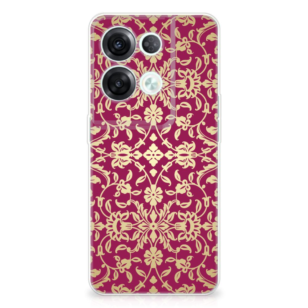 Siliconen Hoesje OPPO Reno8 Pro Barok Pink B2C Telecom