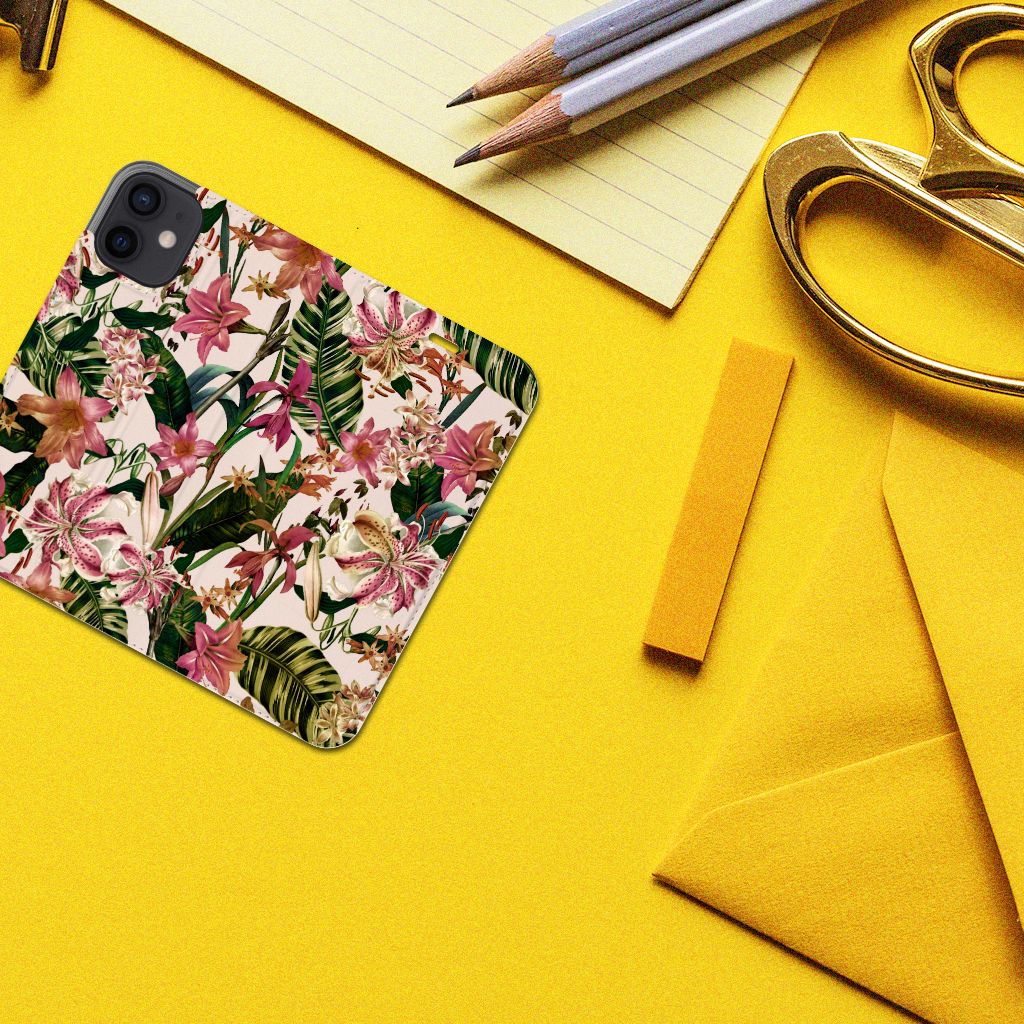 iPhone 12 Mini Smart Cover Flowers - B2C Telecom