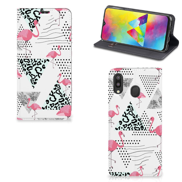 Samsung Galaxy M20 Hoesje maken Flamingo Triangle