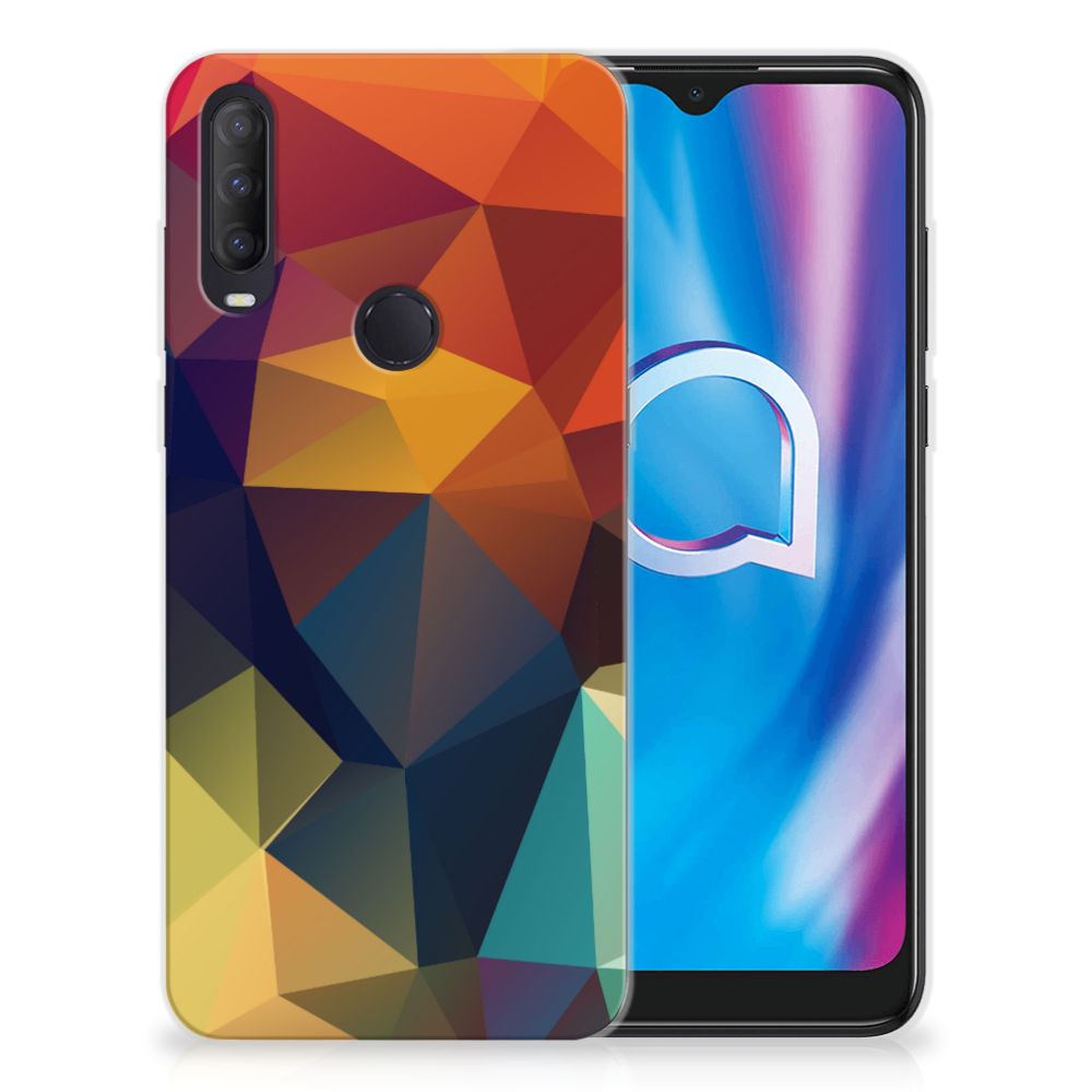 Alcatel 1S (2020) TPU Hoesje Polygon Color B2C Telecom