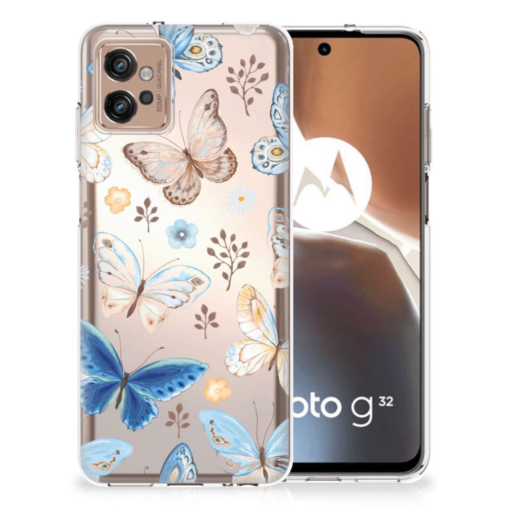TPU Hoesje voor Motorola Moto G32 Vlinder B2C Telecom
