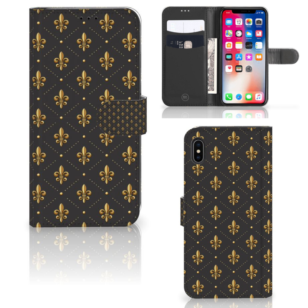 Apple iPhone Xs Max Telefoon Hoesje Franse Lelie
