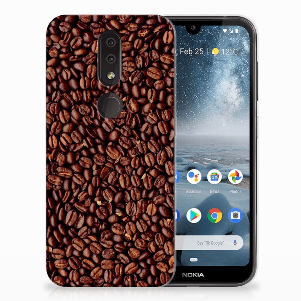 Nokia 4.2 Siliconen Case Koffiebonen