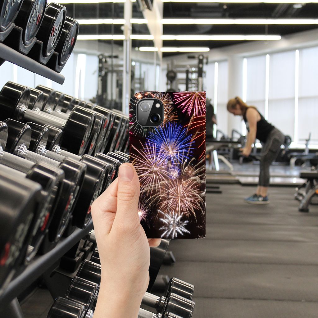 Apple iPhone 14 Plus Hippe Standcase Vuurwerk