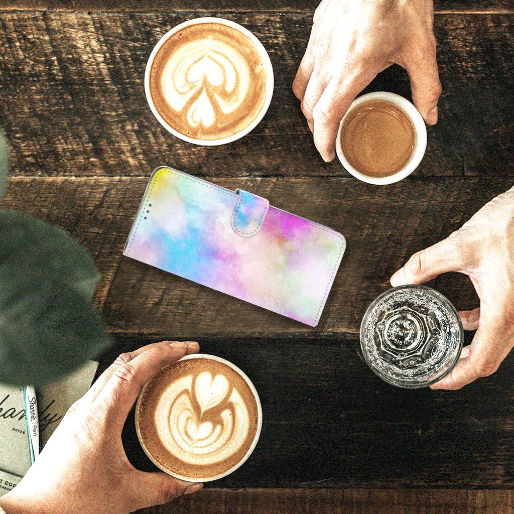 Hoesje Motorola One Action Watercolor Light