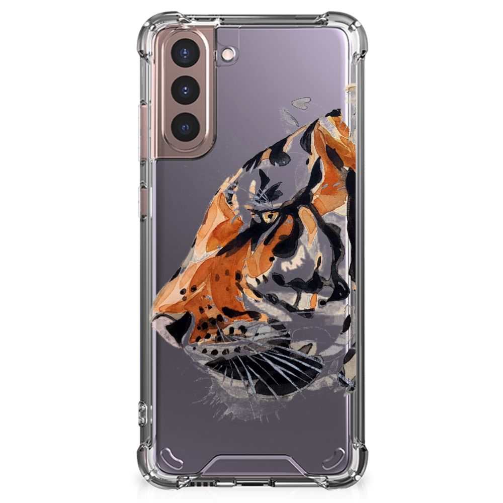 Back Cover Samsung Galaxy S21 Plus Watercolor Tiger B2C Telecom