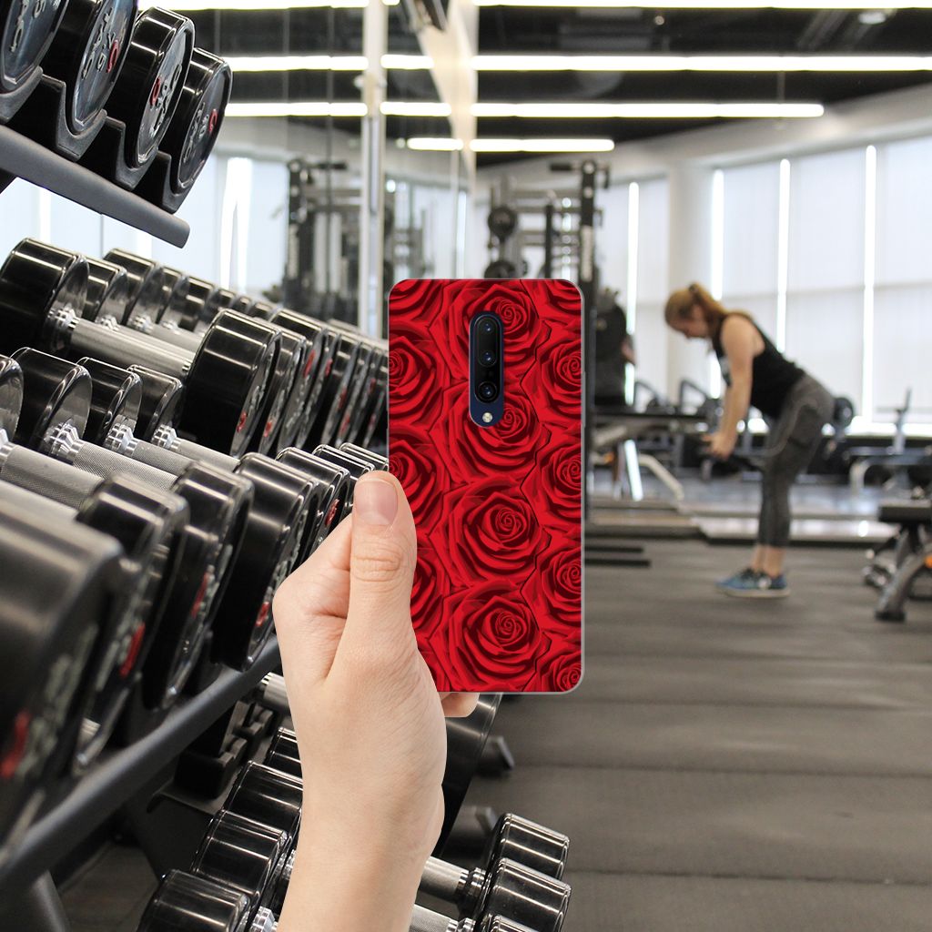 OnePlus 7 Pro TPU Case Red Roses