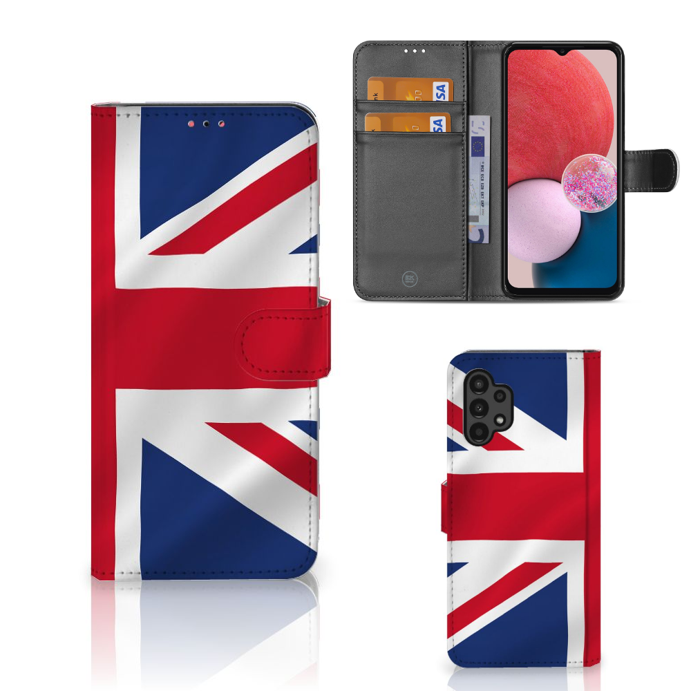 Samsung Galaxy A13 (4G) Bookstyle Case Groot-Brittannië