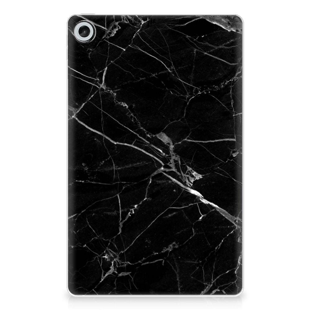 Lenovo Tab M10 Plus (3e generatie) Tablet Back Cover Marmer Zwart - Origineel Cadeau Vader - B2C Telecom