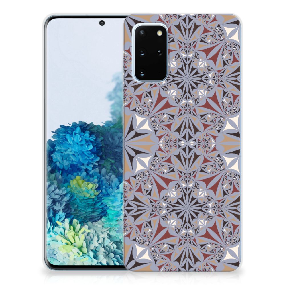 Samsung Galaxy S20 Plus TPU Siliconen Hoesje Flower Tiles B2C Telecom