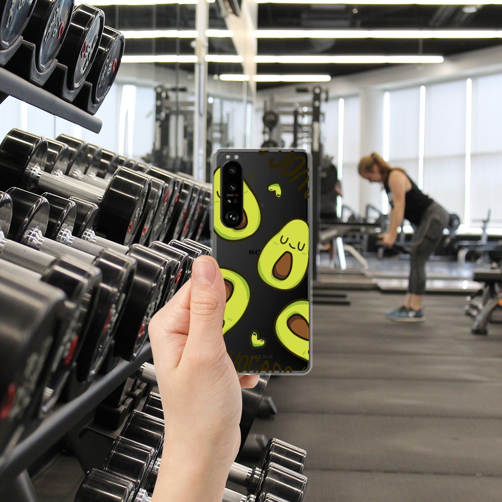 Sony Xperia 1 III Telefoonhoesje met Naam Avocado Singing B2C Telecom