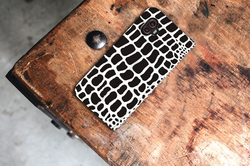 Samsung Galaxy Xcover 6 Pro Hoesje maken Slangenprint - B2C Telecom