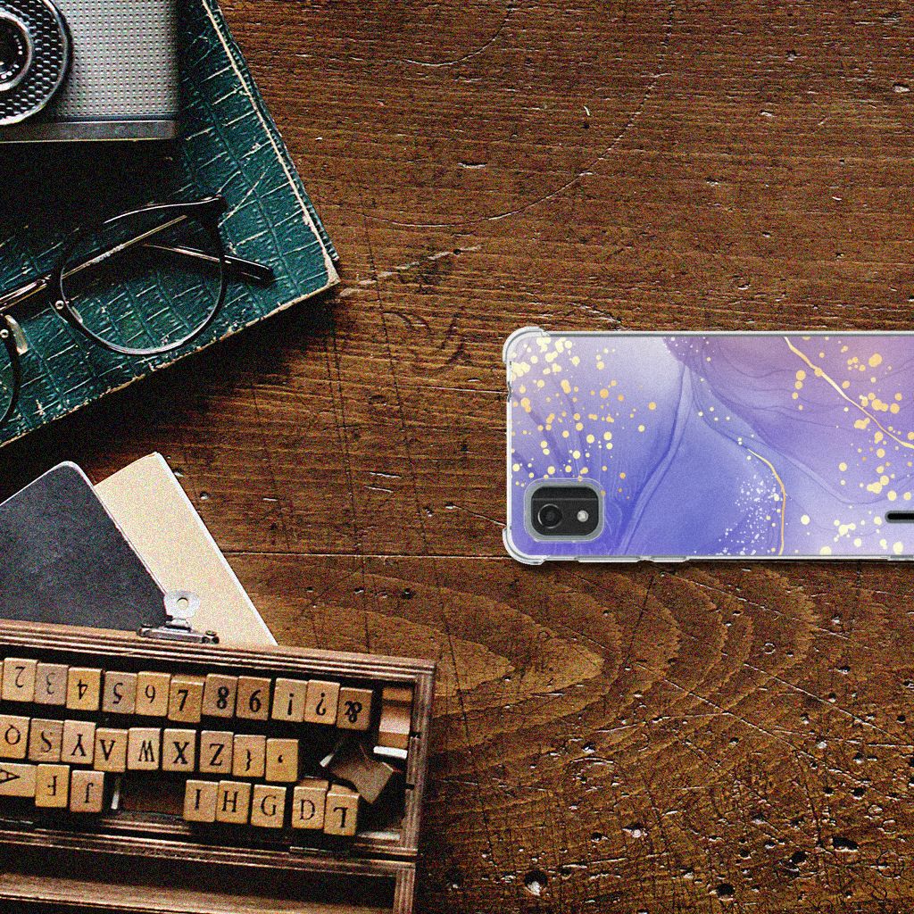 Back Cover voor Nokia C2 2nd Edition Watercolor Paars B2C Telecom
